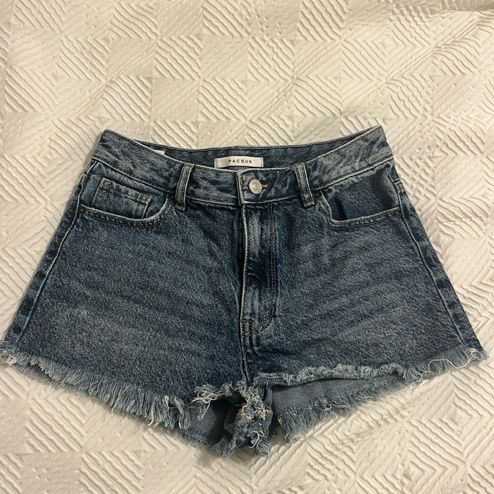 PacSun High Rise Festival Jean Shorts
